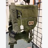 Team K-9 Tactical Harness Green XL 100+ lbs