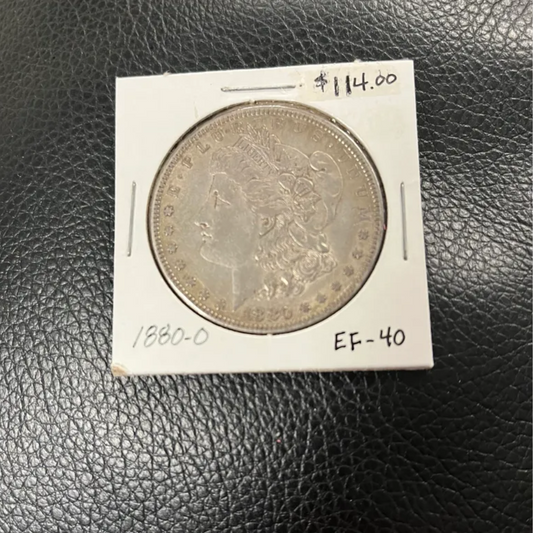 1880-O Morgan Silver Dollar EF40