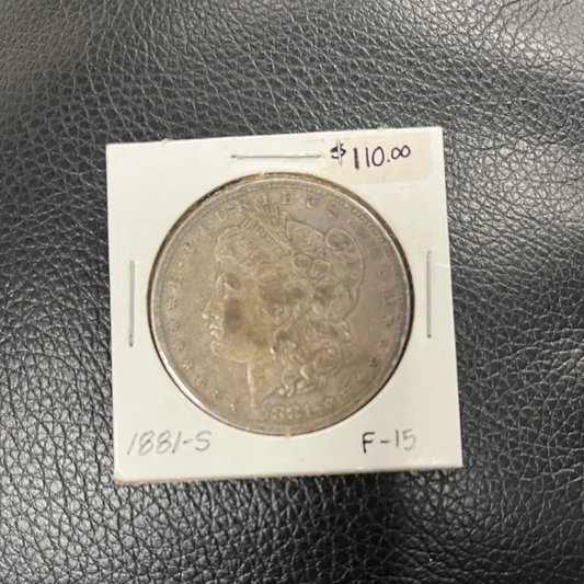 1881-S Morgan Silver Dollar F15