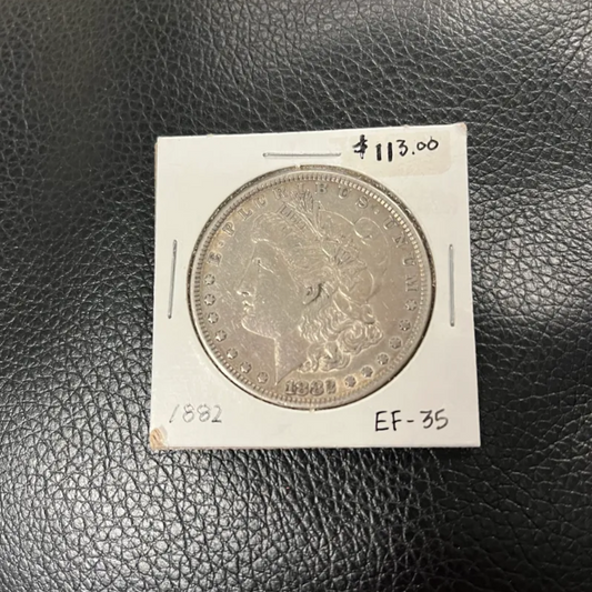 1882 Morgan Silver Dollar EF35