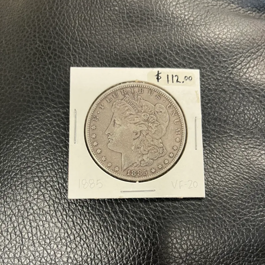 1885 Morgan Silver Dollar VF20