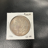 1886 Morgan Silver Dollar EF45