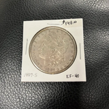 1887-S Morgan Silver Dollar EF40