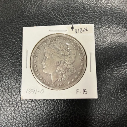 1891-O Morgan Silver Dollar F15