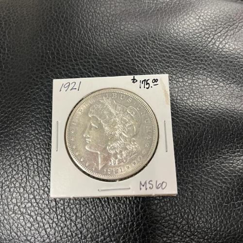 1921 Morgan Silver Dollar MS60