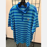 Men's Columbia XL King of the Green Polo Blue