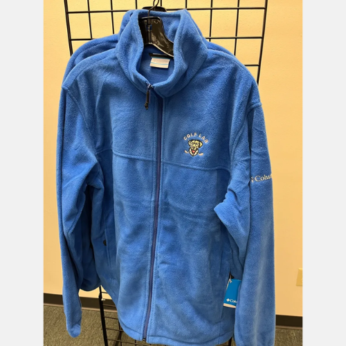 Men's L Columbia Flanker Full Zip Blue