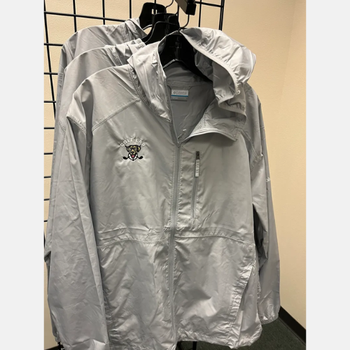 Men's L Columbia Flash Frwd Windbreaker Grey