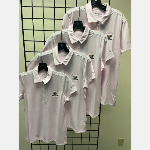 Womens Birdie Polo Pink Medium